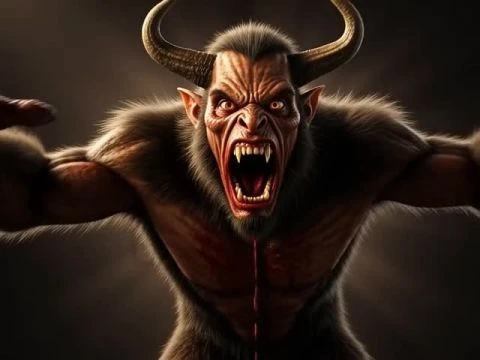 Logo Hellpress Krampus animiert 1